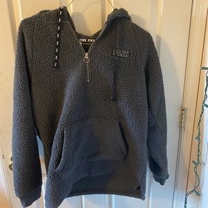 PINK sherpa pullover